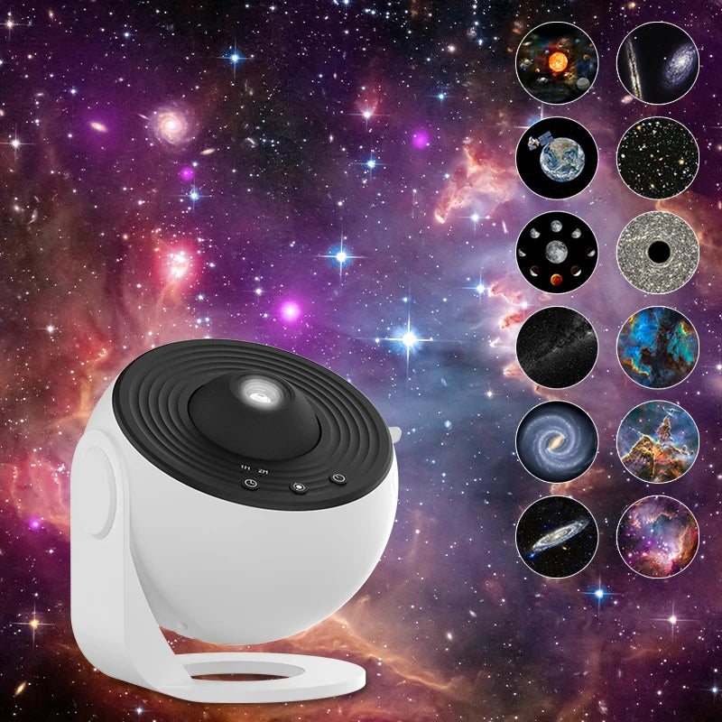 Night Light Galaxy Projector - 360° Rotate Planetarium Lamp