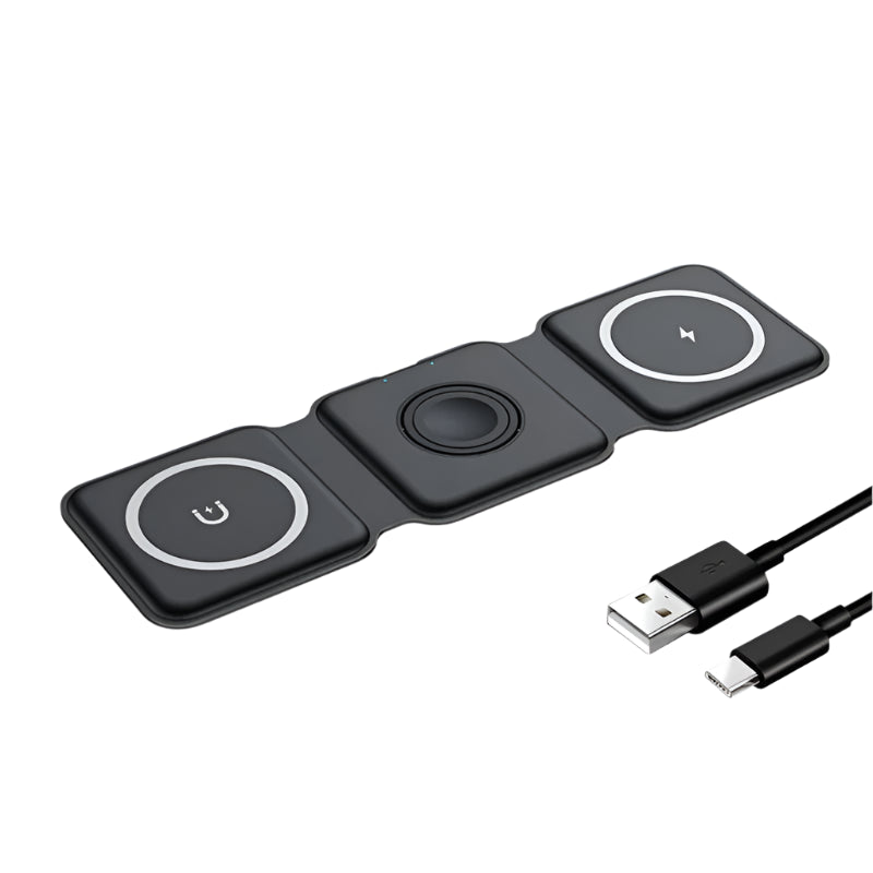 3-in-1 Charging Station for iPhone & AirPods